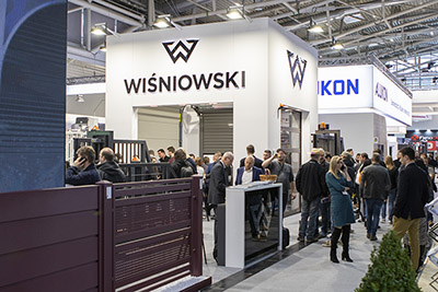 WIŚNIOWSKI a BAU 2019 szakkiállításon Münchenben