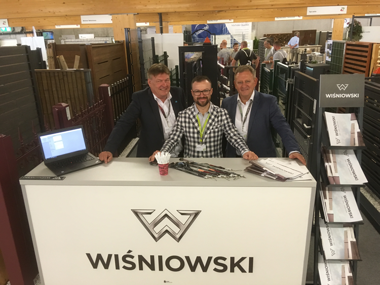 WISNIOWSKI auf der Messe Zaunteam 2019 – Frauenfeld / Schweiz „Wir gratulieren zum Jubiläum – 30 Jahre Zaunteam“