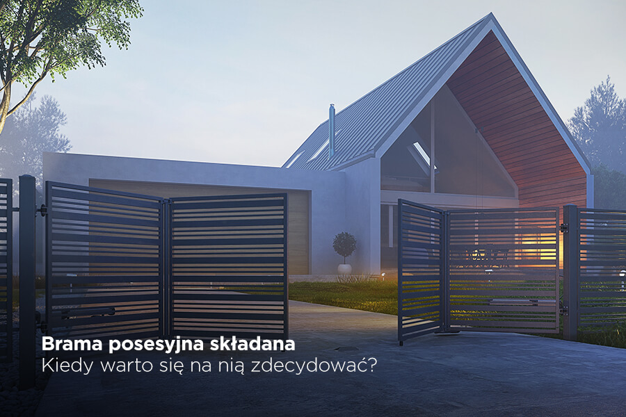 Brama posesyjna składana – kiedy warto się na nią zdecydować?