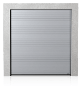 Industrial sectional door with low ribs (N)